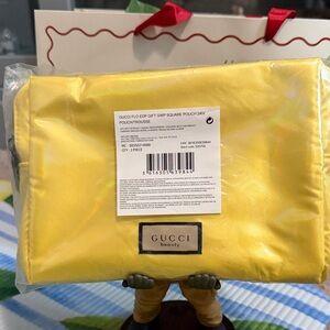 Gucci Beauty Yellow Pouch
